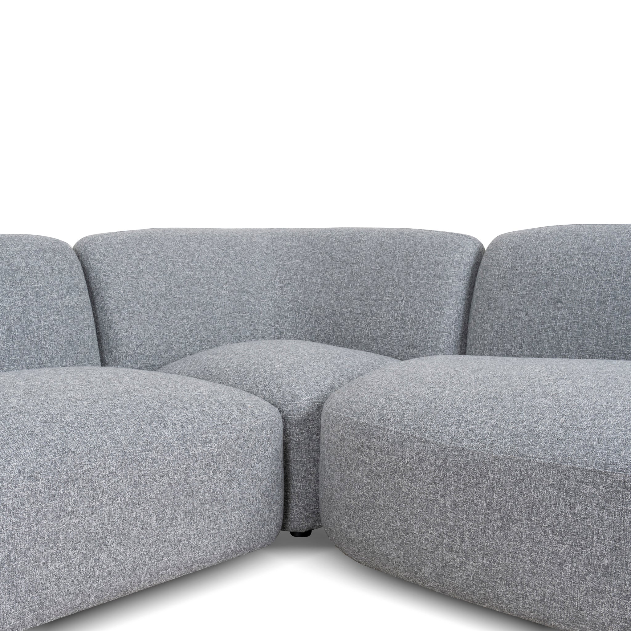 CLC8965-KSO Right Chaise Modular Sofa - Glacier Grey