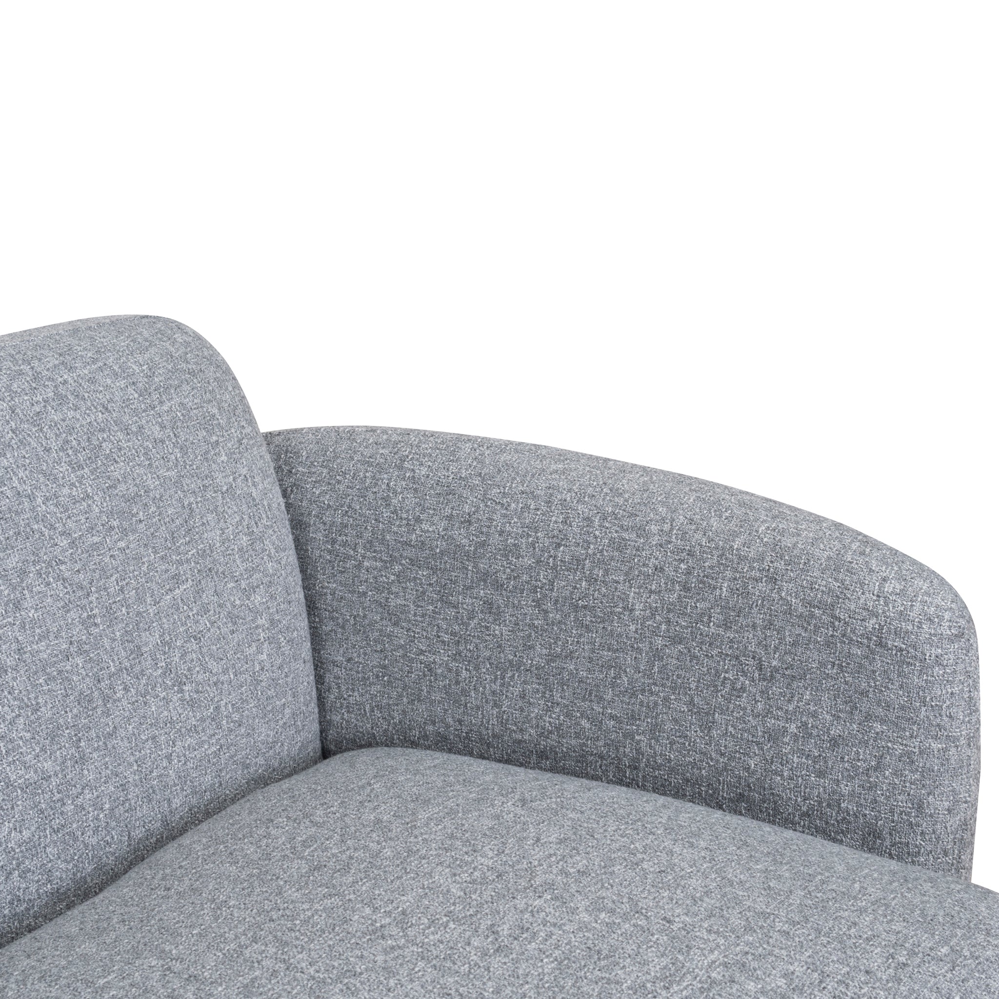 CLC8965-KSO Right Chaise Modular Sofa - Glacier Grey