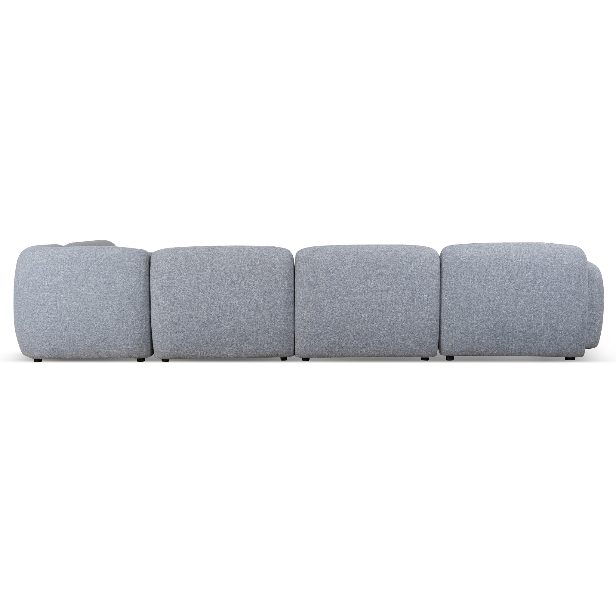 CLC8965-KSO Right Chaise Modular Sofa - Glacier Grey