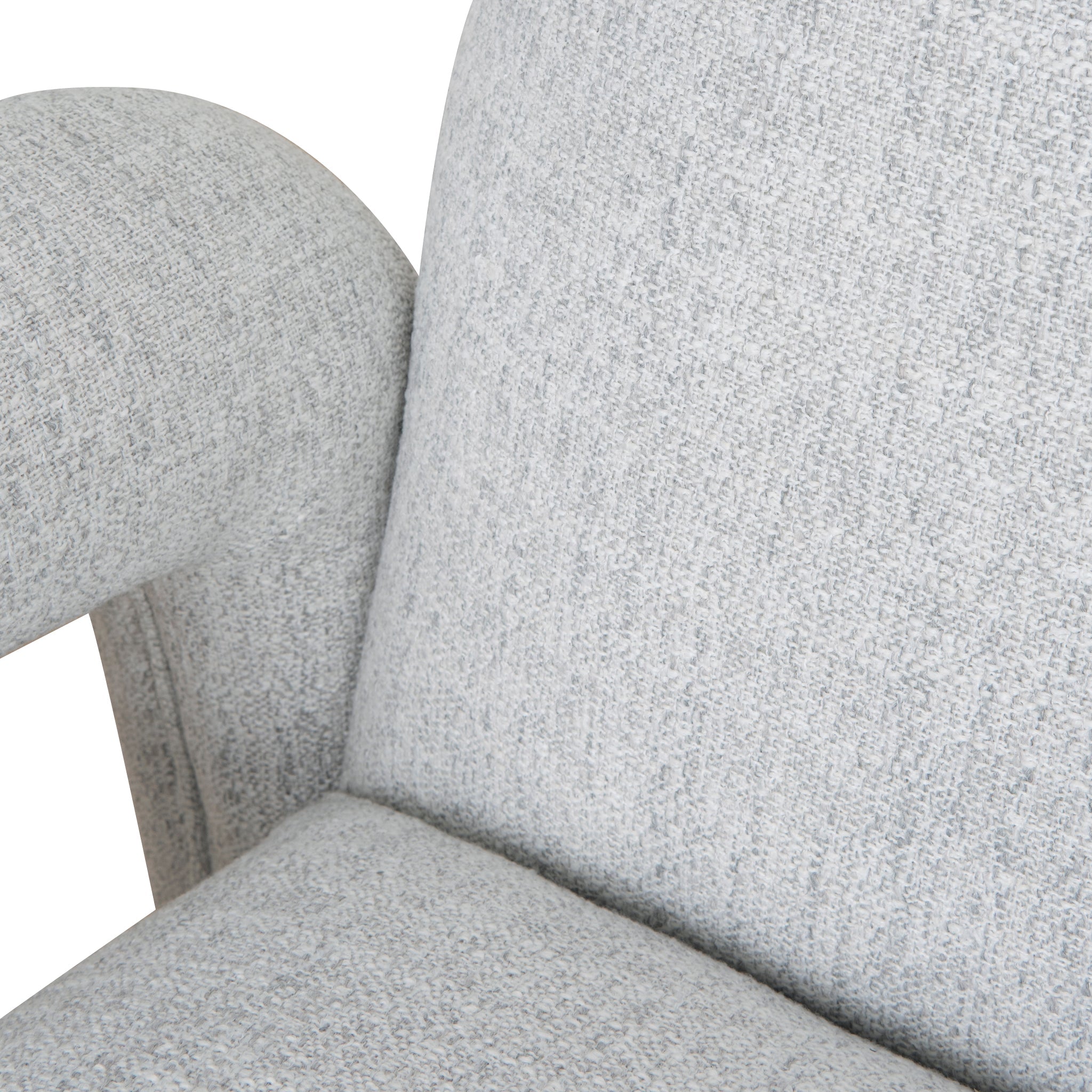 CLC8969-KSO Fabric Armchair - Cloud Grey