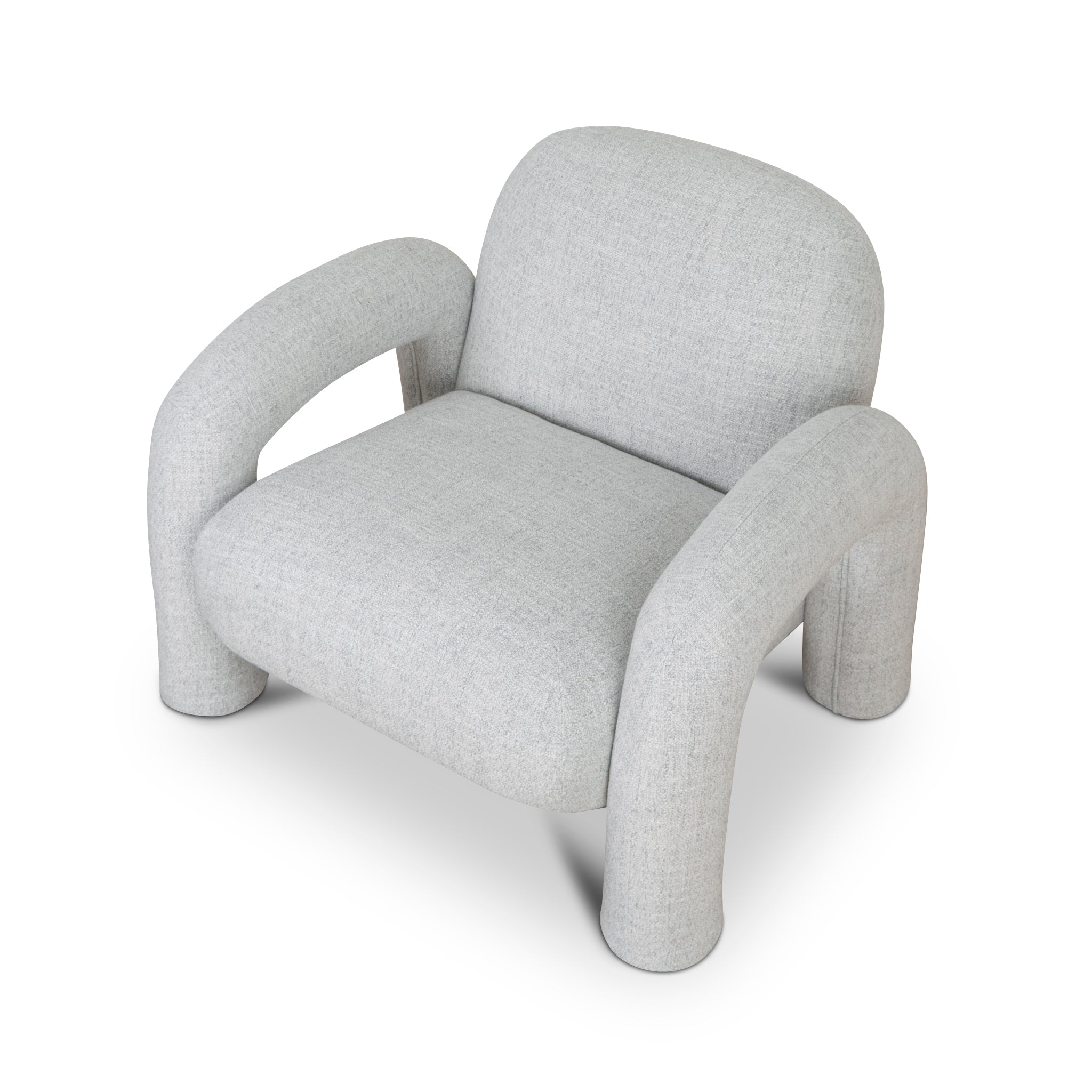 Fabric Armchair - Cloud Grey - image 5