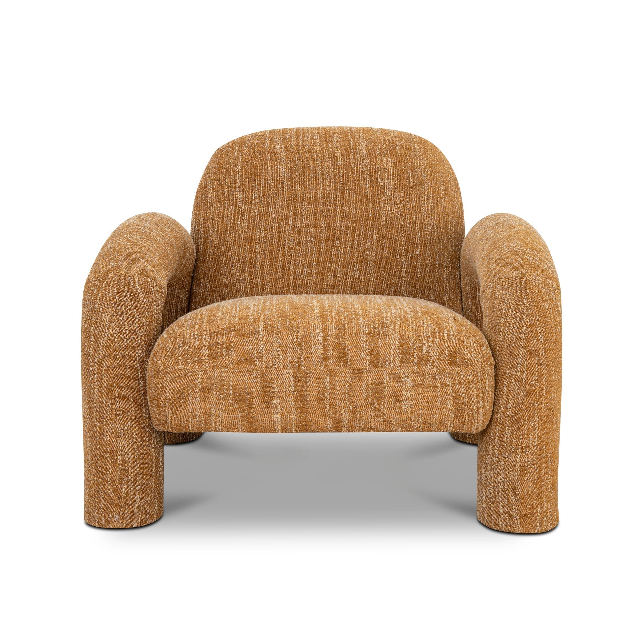 Fabric Armchair - Ginger Brown - Nico