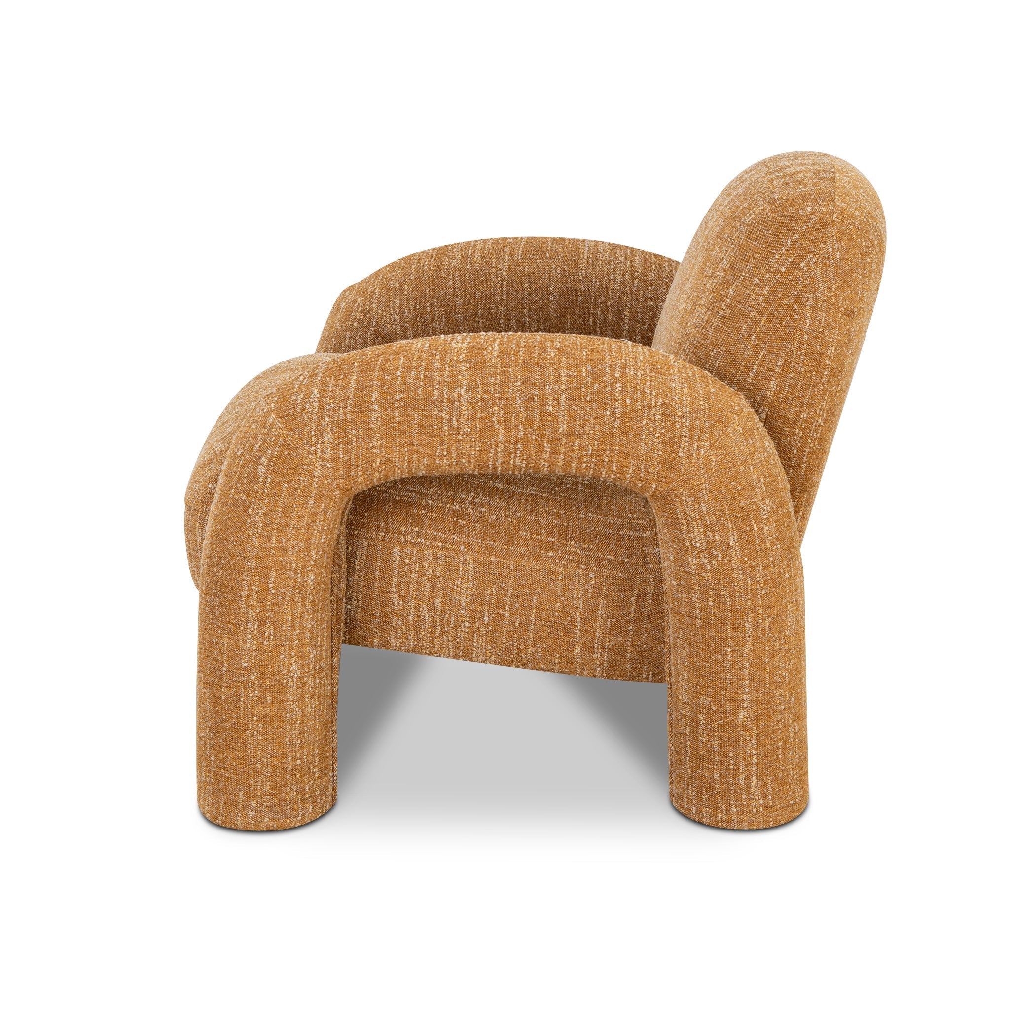 Fabric Armchair - Ginger Brown - Nico