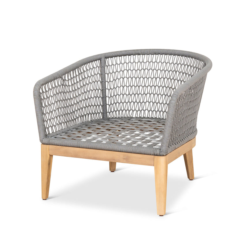 Johan 4pcs Outdoor Lounge Set - Grey