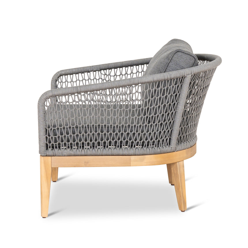 Johan 4pcs Outdoor Lounge Set - Grey