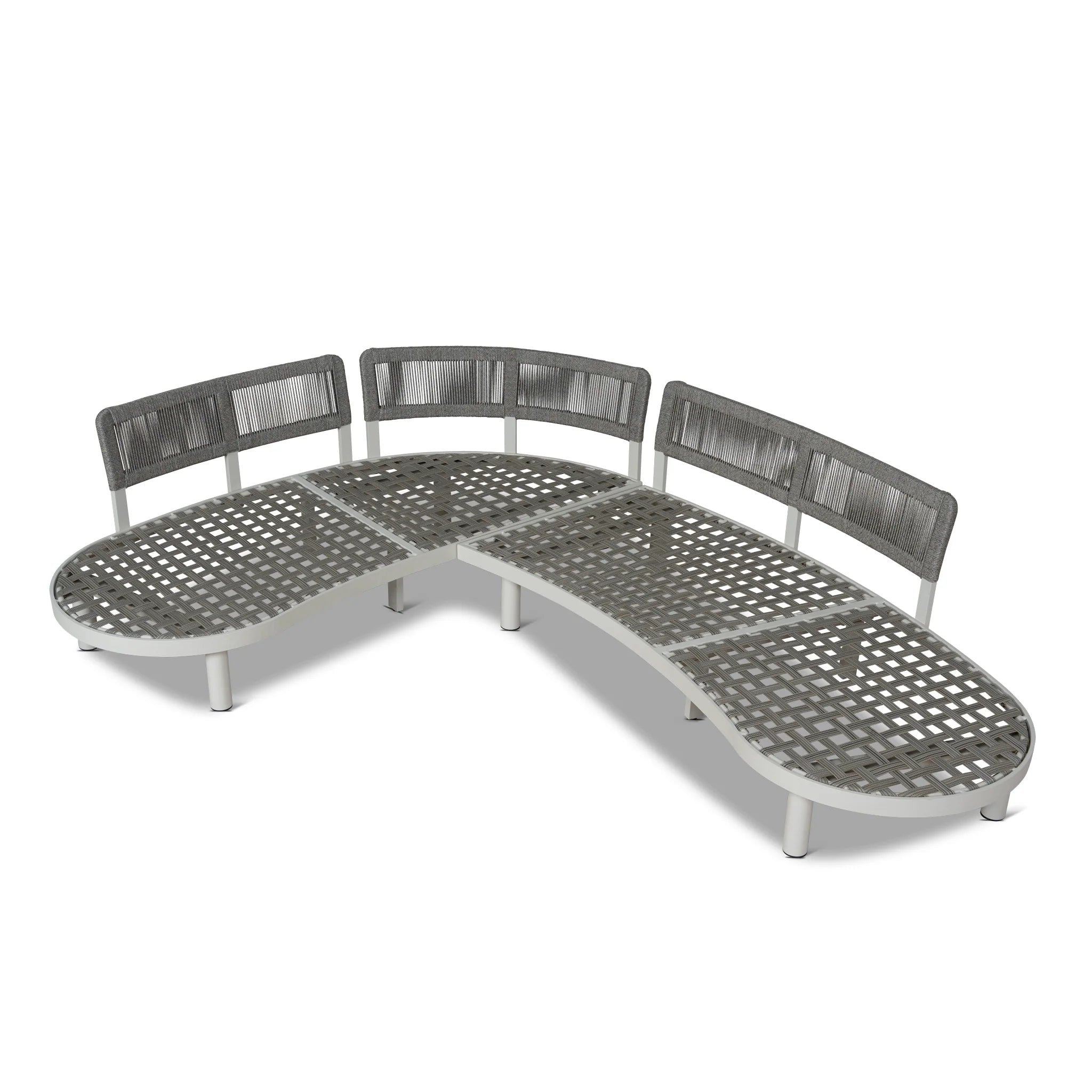 Petala 2pcs Outdoor Corner Lounge Set - Light Brown