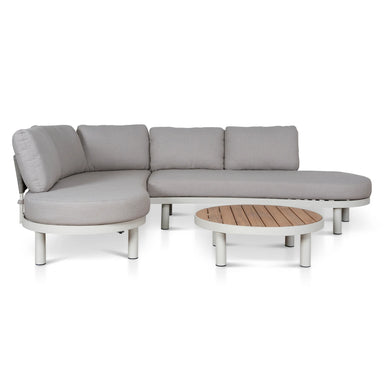 Showcasing Petala 2pcs Outdoor Corner Lounge Set - Light Brown LS12165-EM Lounge Set by Calibre Furniturs