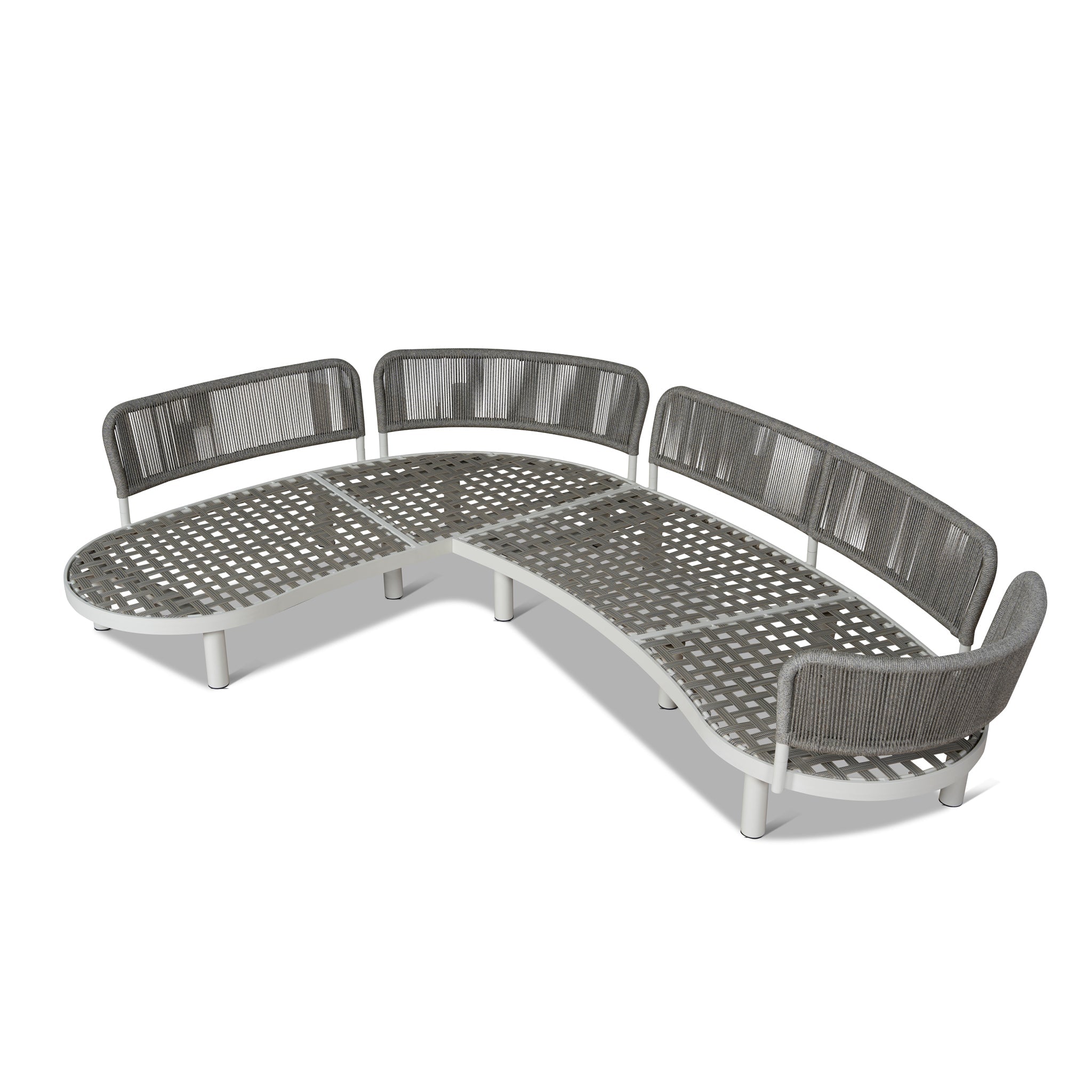 Outdoor Corner Sofa - Light Brown