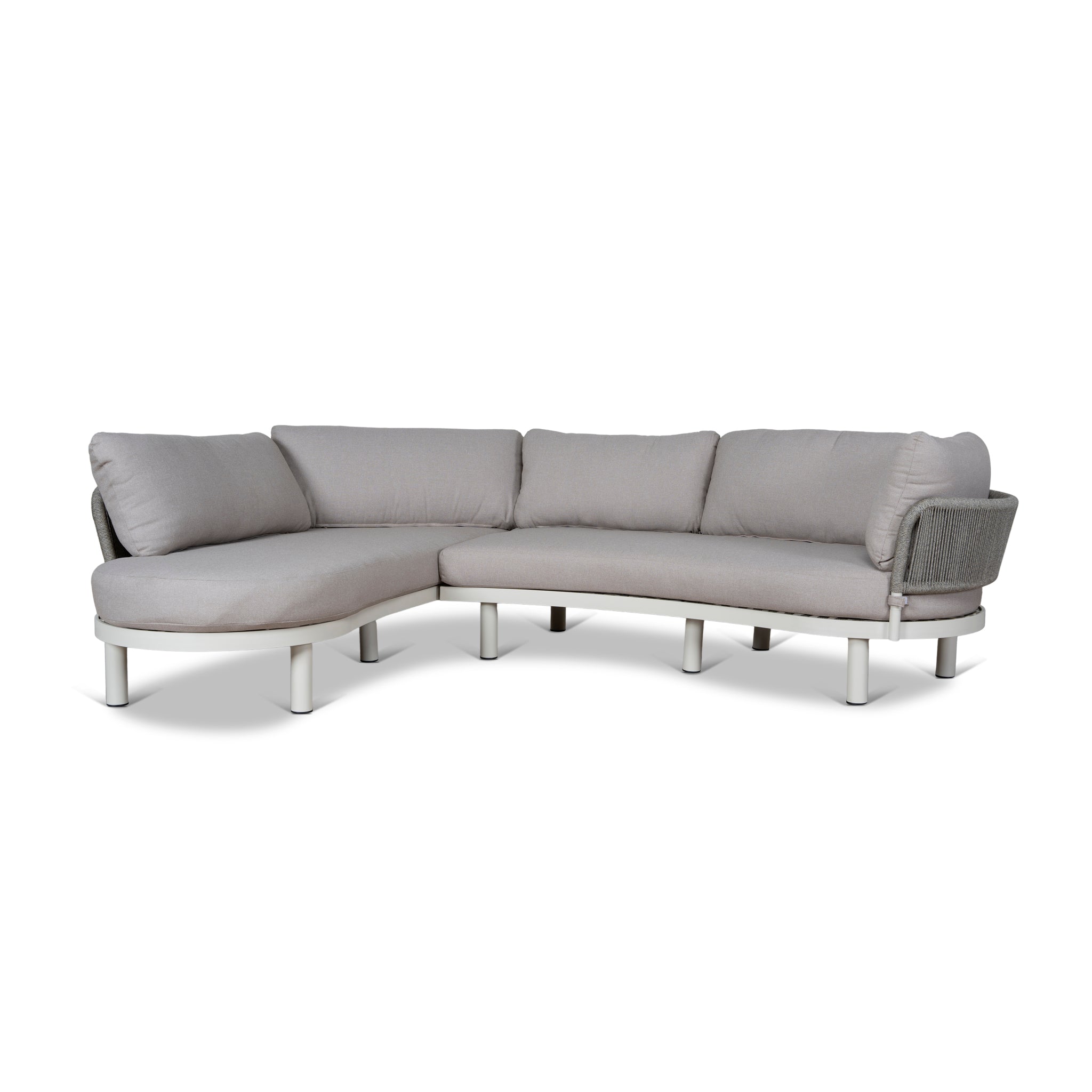 Outdoor Corner Sofa - Light Brown