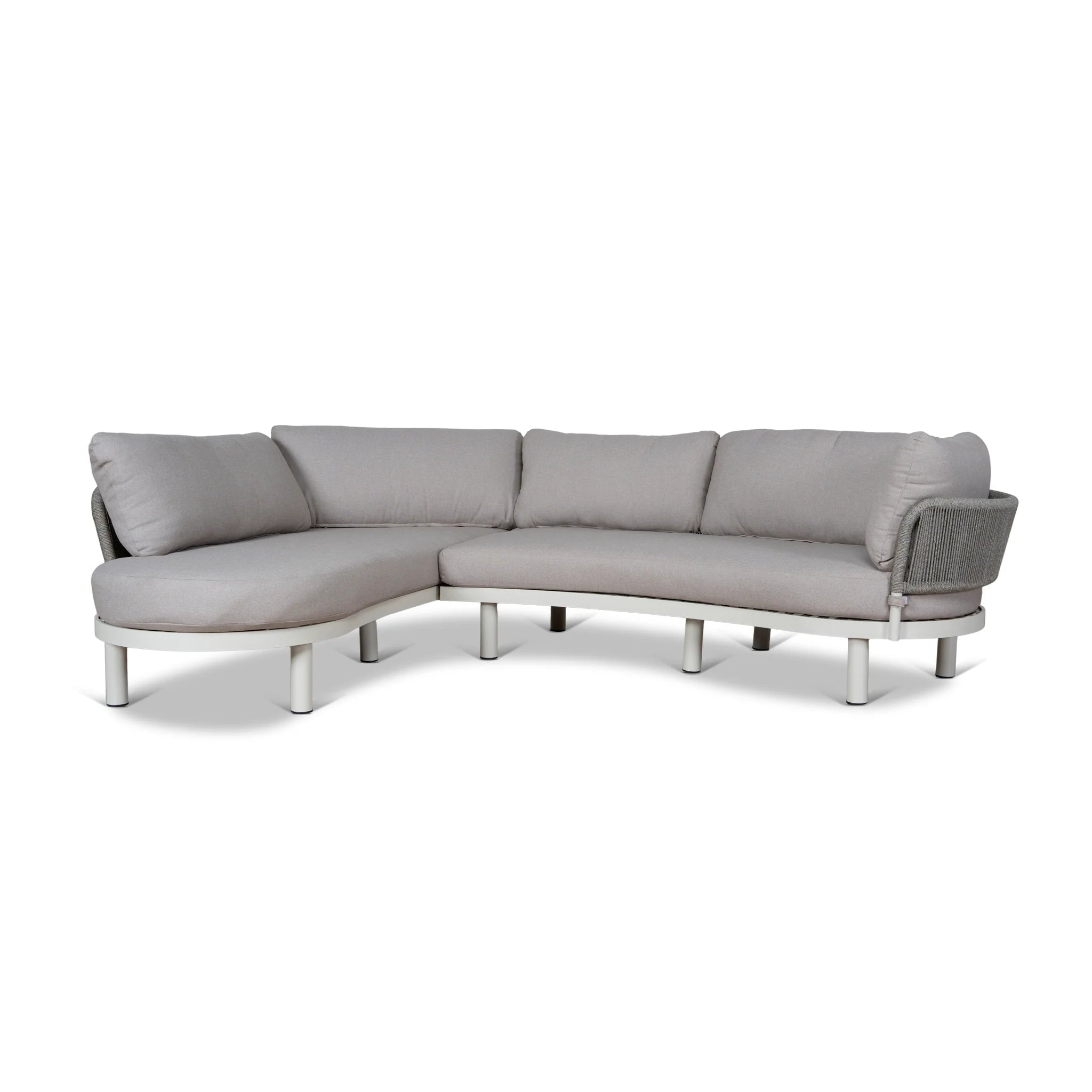 Showcasing Veneria Outdoor Corner Sofa - Light Brown LS12167-EM Sofas by Calibre Furniturs