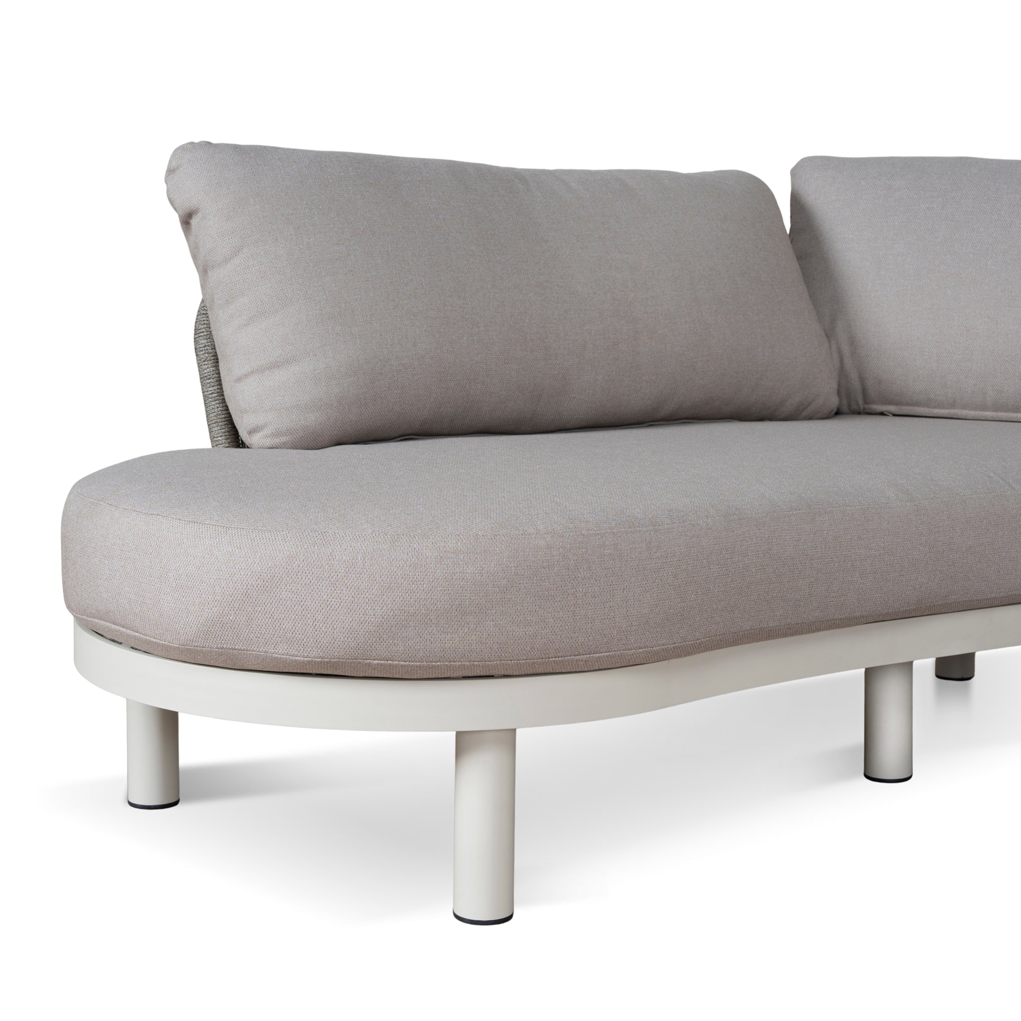 CLS12167-EM Outdoor Corner Sofa - Light Brown
