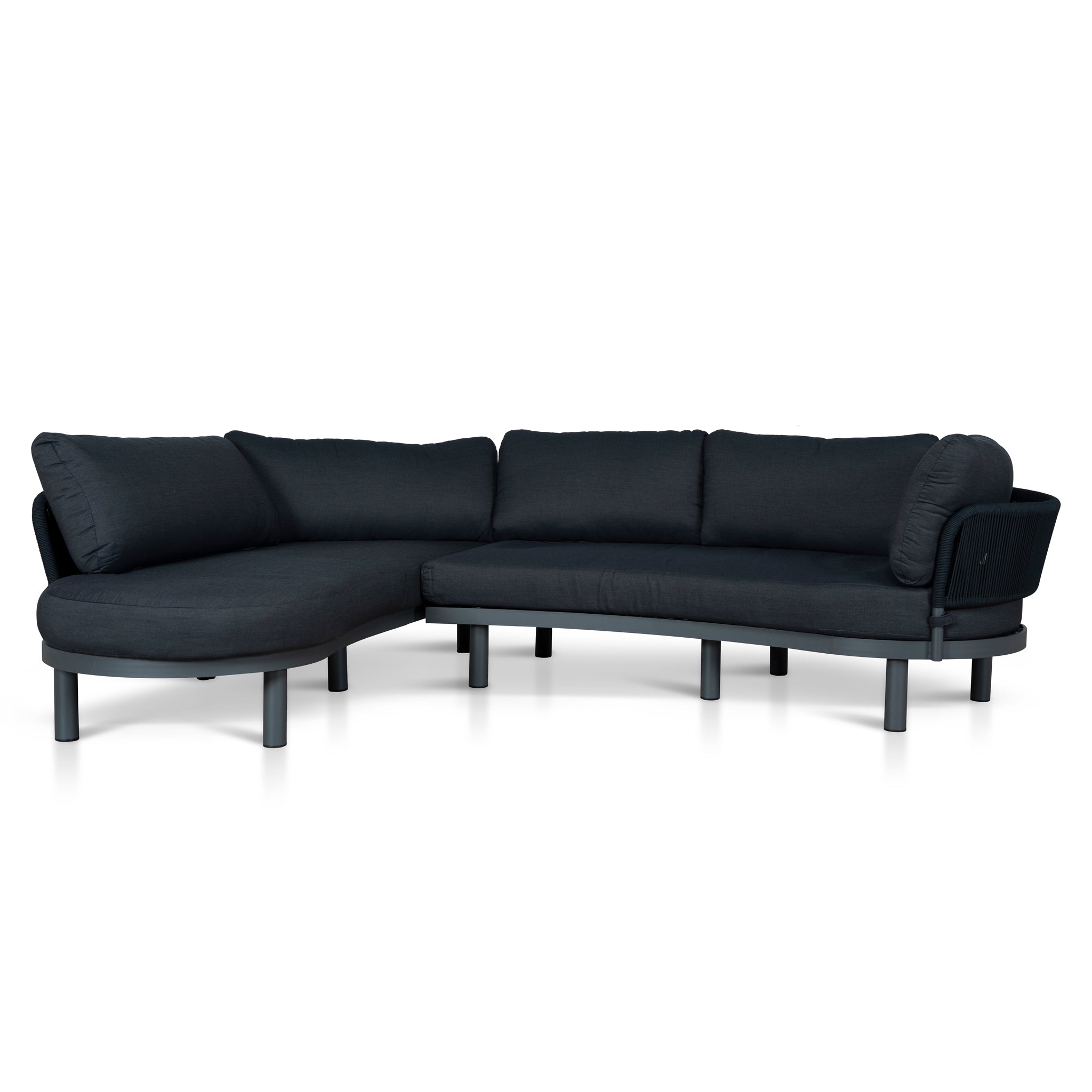 Outdoor Corner Sofa - Royal Dark Grey