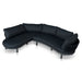 Showcasing Vilosa Outdoor Corner Sofa - Royal Dark Grey LS12168-EM Sofas by Calibre Furniturs