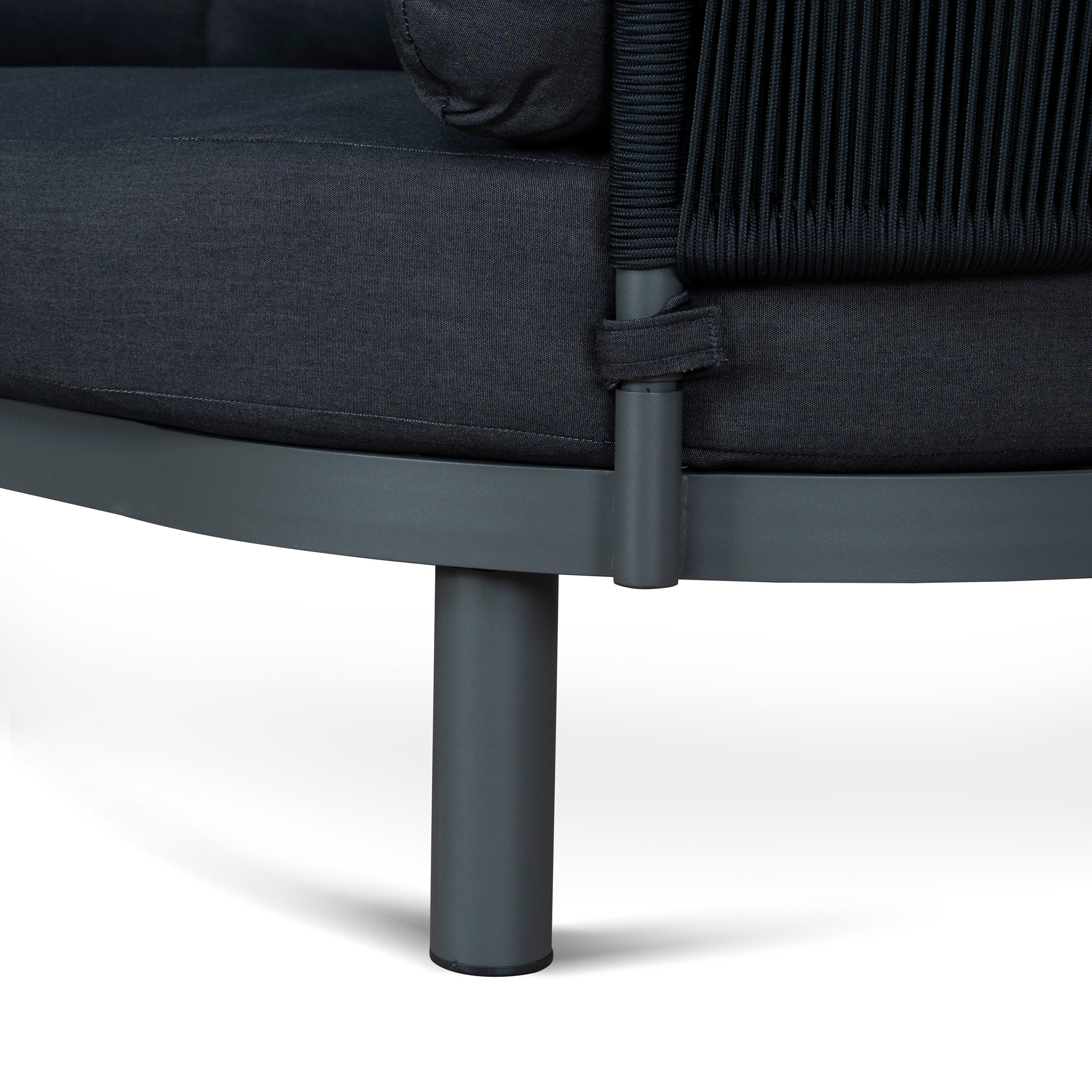 Vilosa Outdoor Corner Sofa - Royal Dark Grey