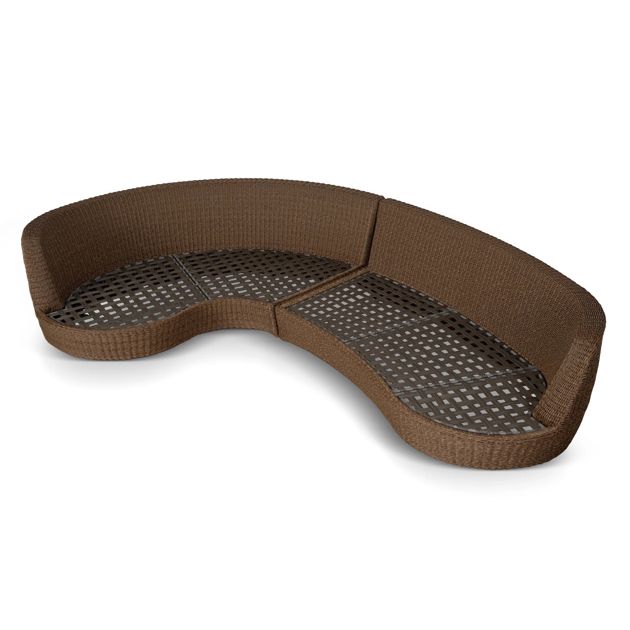 Torena 2pcs Outdoor Corner Lounge Set - Light Brown