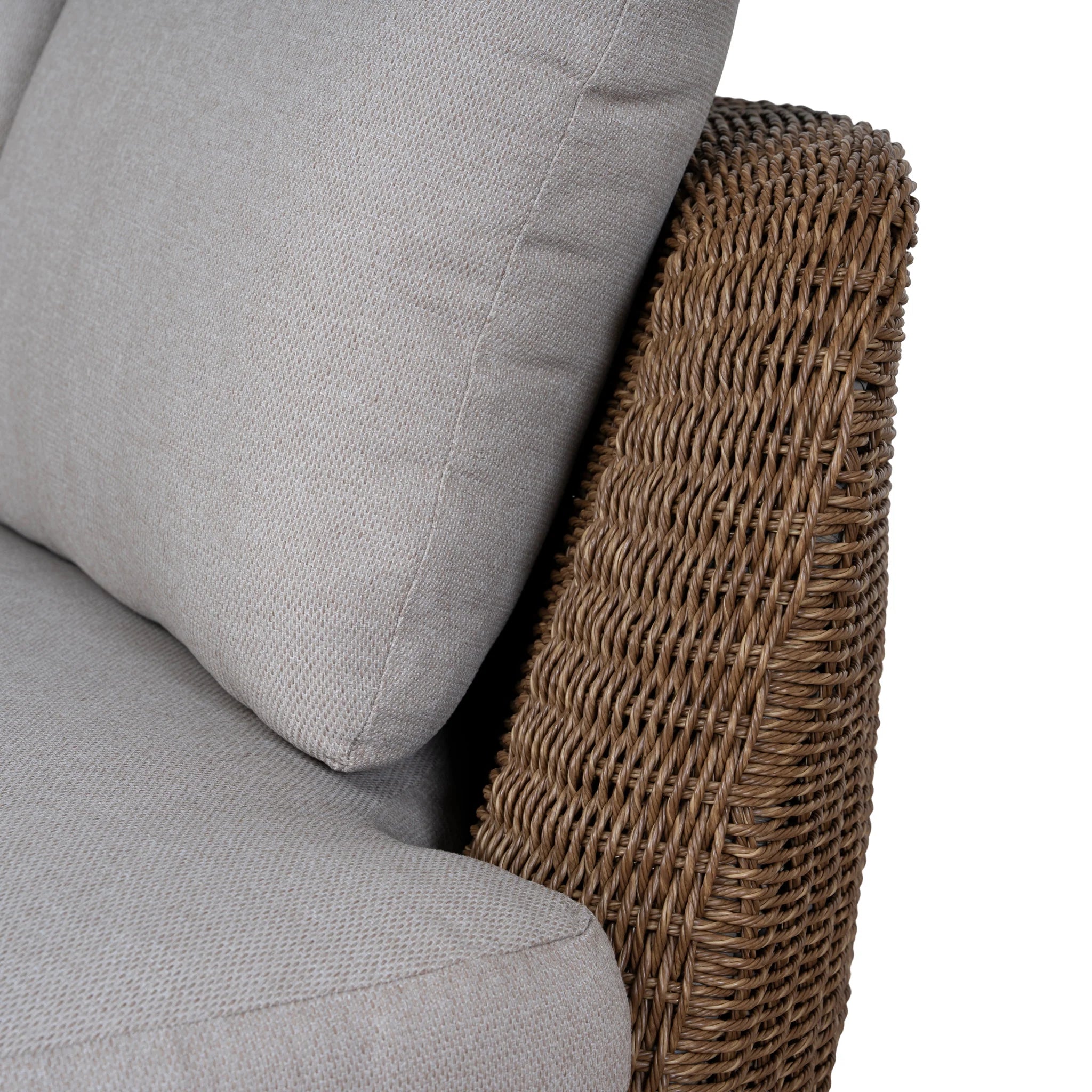 Torena 2pcs Outdoor Corner Lounge Set - Light Brown