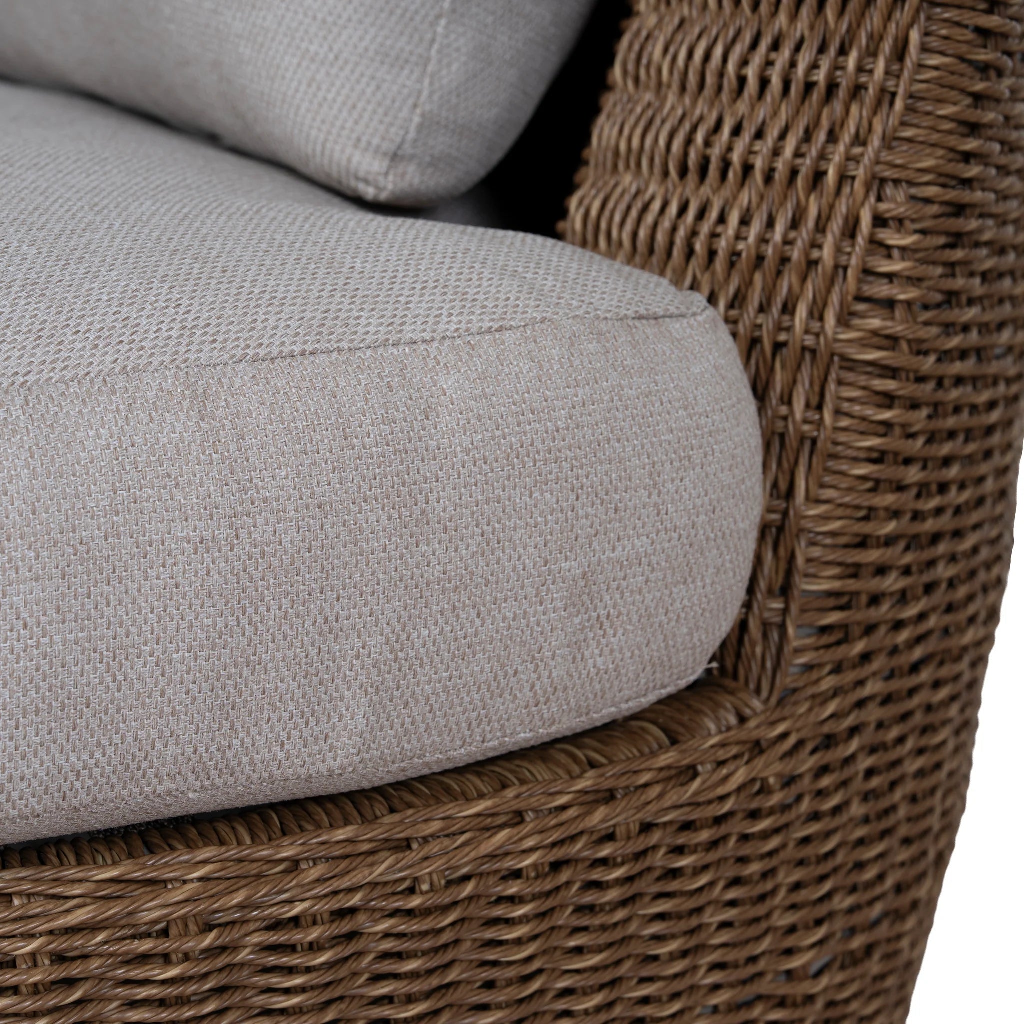 Torena 2pcs Outdoor Corner Lounge Set - Light Brown