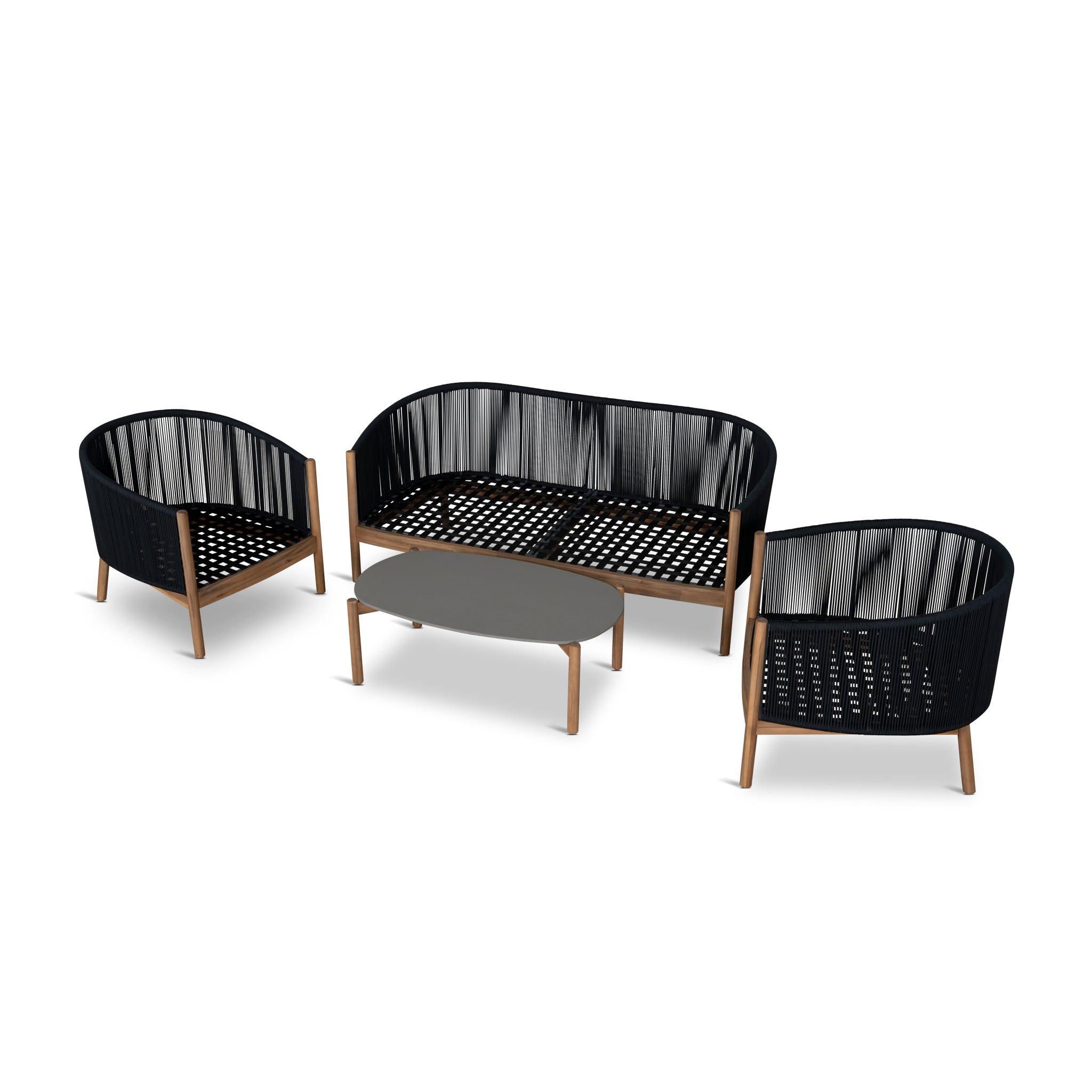 CLS12171-EM 4pcs Outdoor Lounge Set - Anthracite
