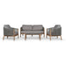 4pcs Outdoor Lounge Set - Light Brown - image 2