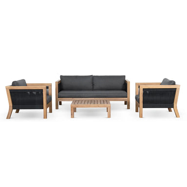 Showcasing Beleluna 4pcs Outdoor Lounge Set LS6727-EM Lounge Set by Calibre Furniturs