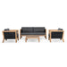 Showcasing Beleluna 4pcs Outdoor Lounge Set LS6727-EM Lounge Set by Calibre Furniturs