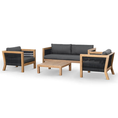 Showcasing Beleluna 4pcs Outdoor Lounge Set LS6727-EM Lounge Set by Calibre Furniturs