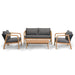 4pcs Outdoor Lounge Set - image 3
