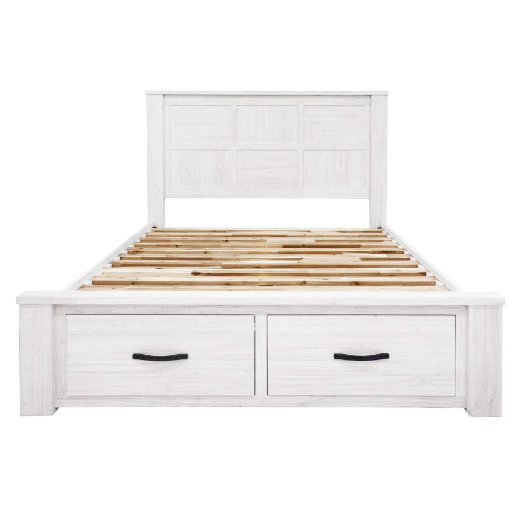 Florida Wood Bed with Storage - Double