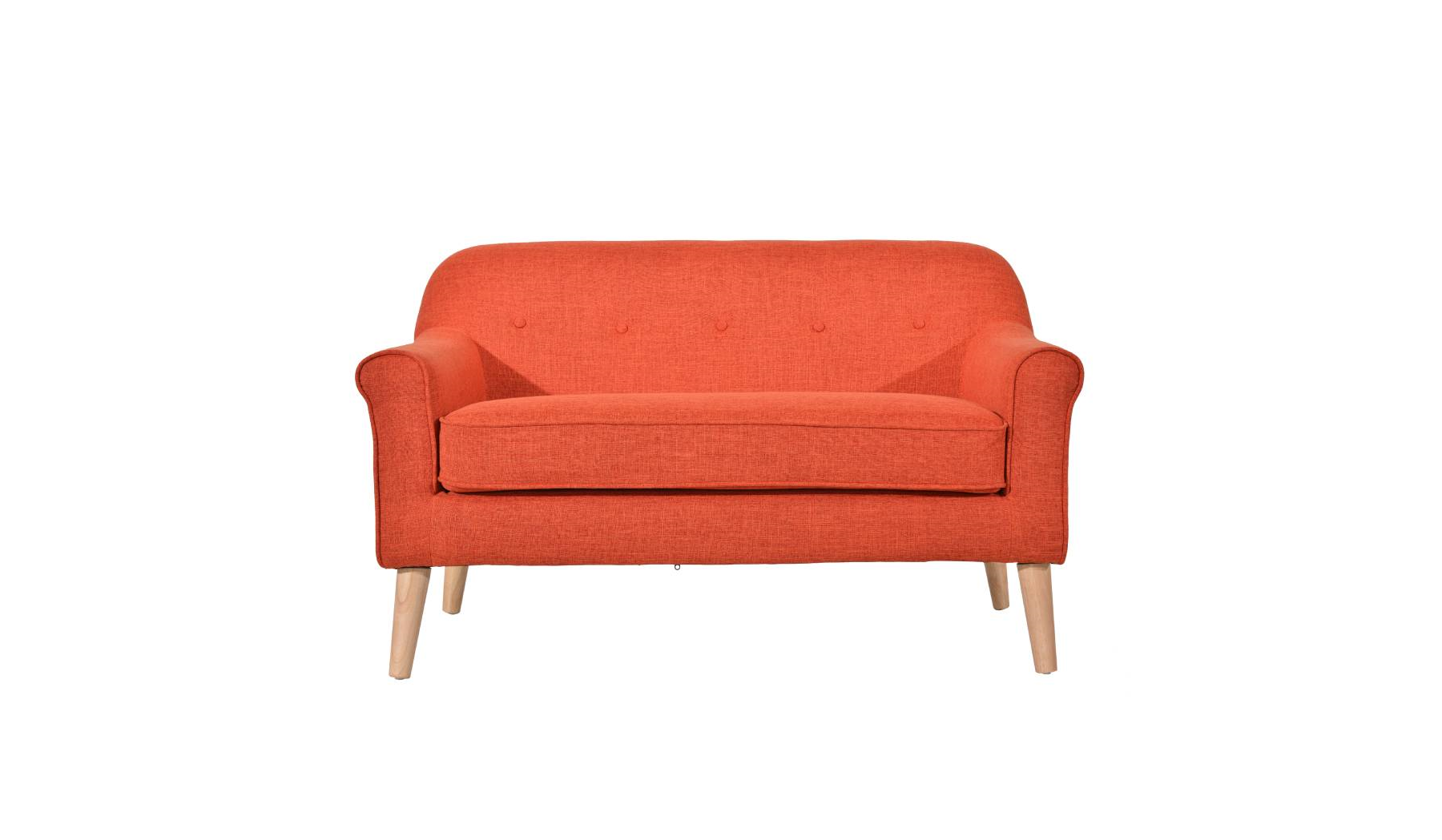 Lincoln 2.5 Seater Sofa, Orange - Pre-order