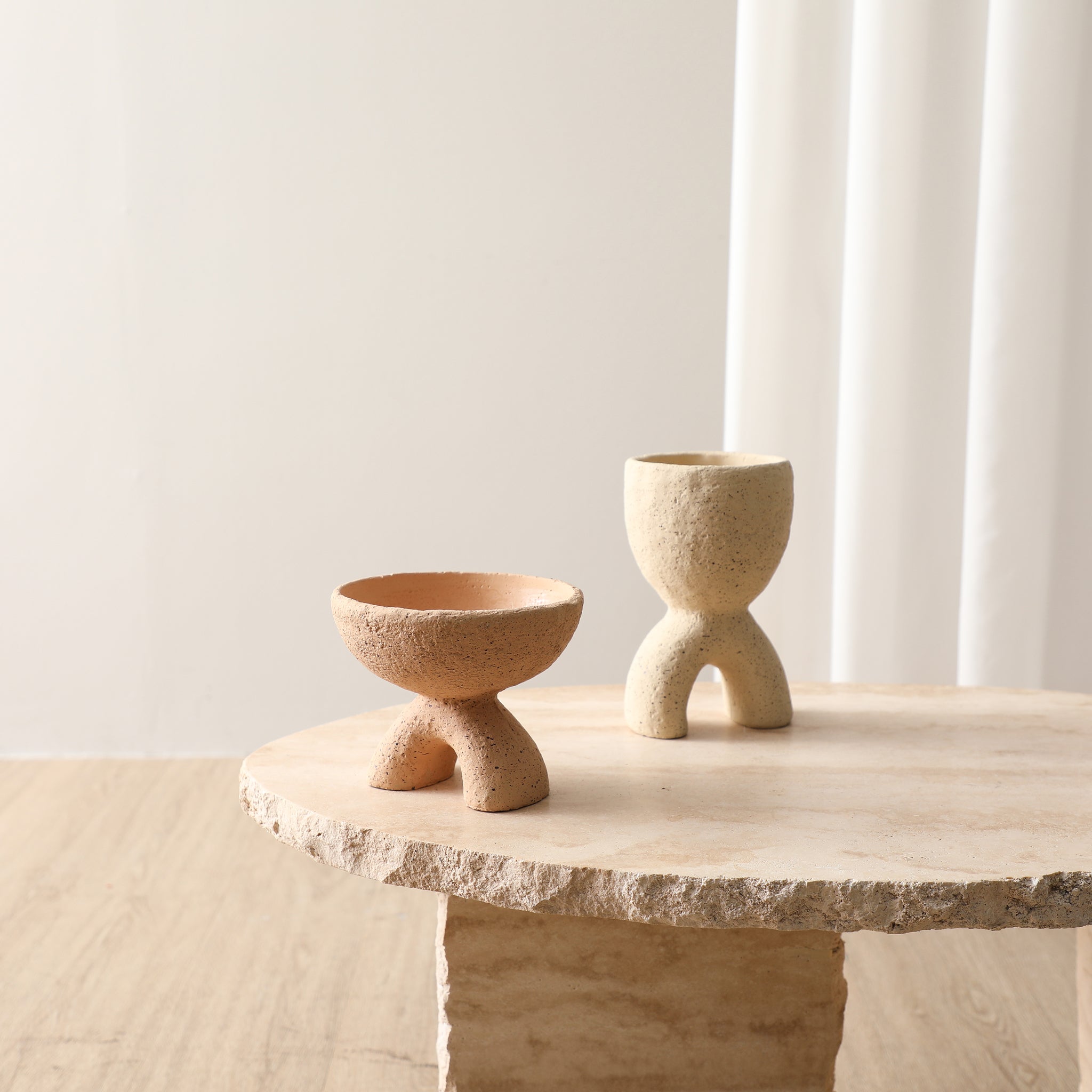 Coarse Grain Cement Pot A - image 3