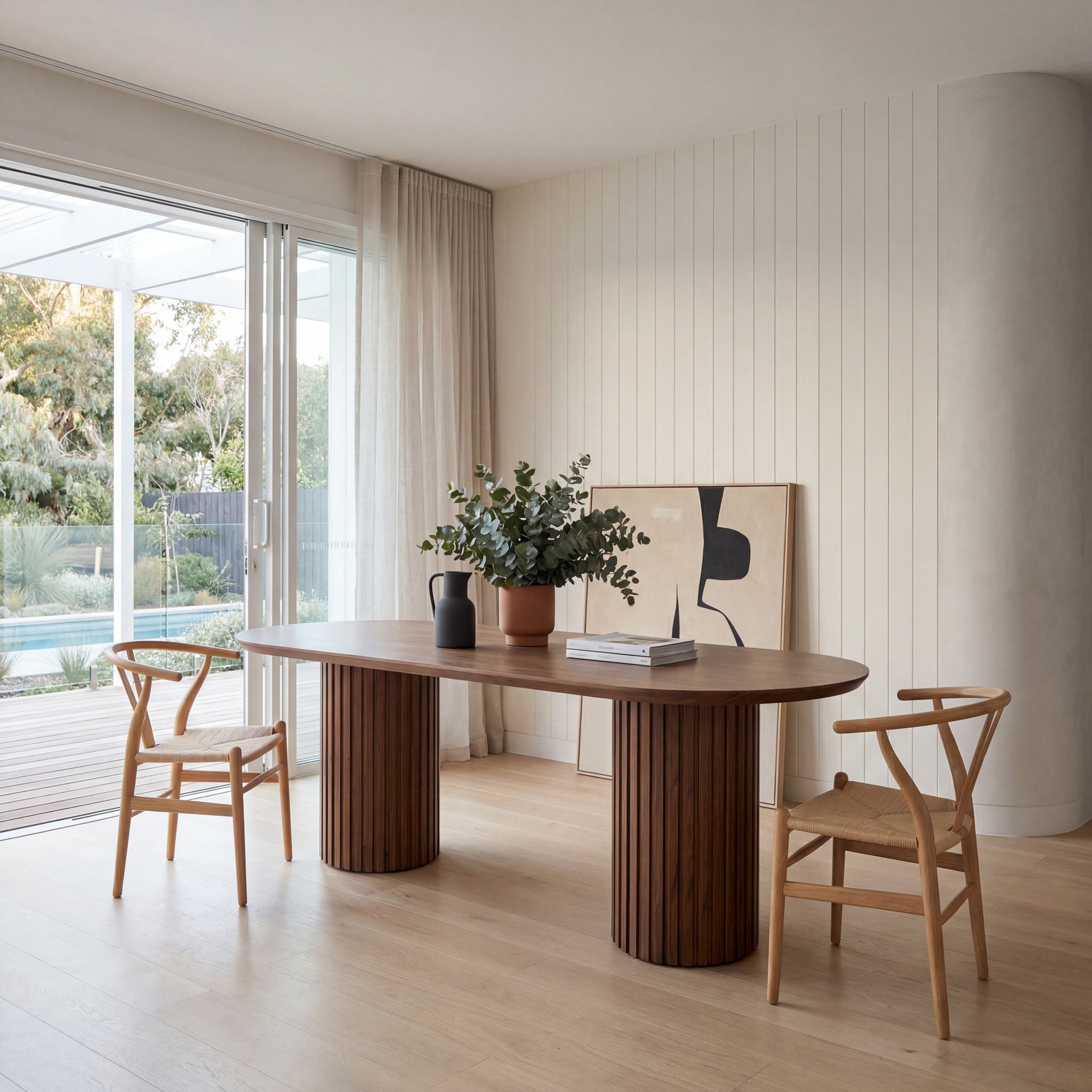 2.2m Dining Table - Walnut - image 2