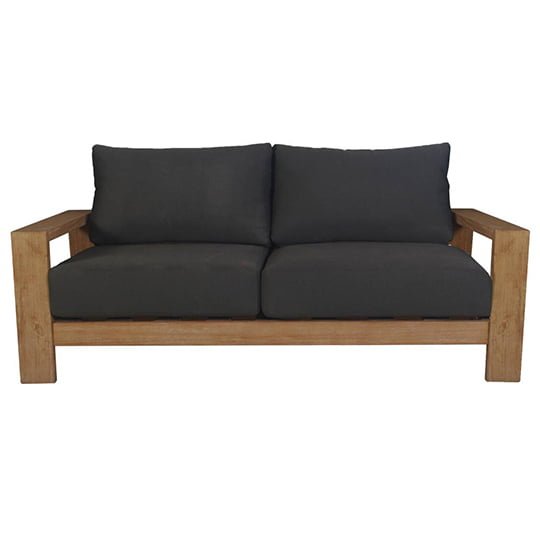 Kuhl 2 Seater Eucalyptus Timber Outdoor Sofa