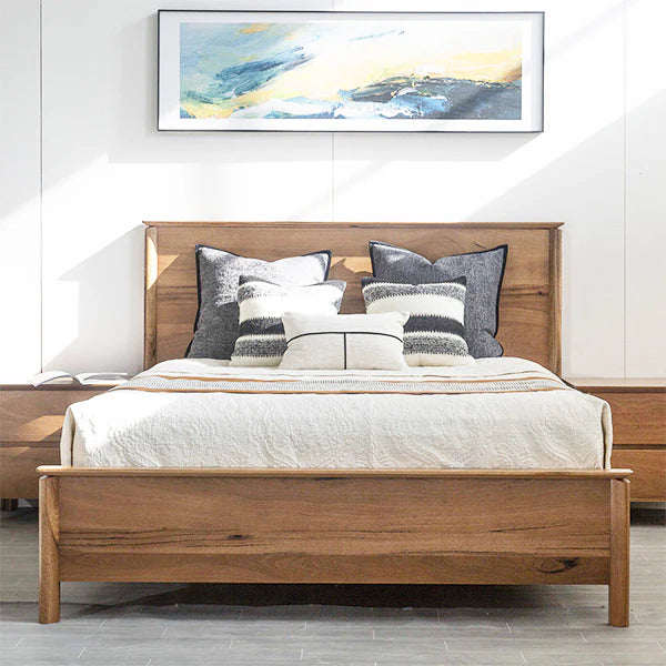 Atherton Marri Wood Bed - Natural