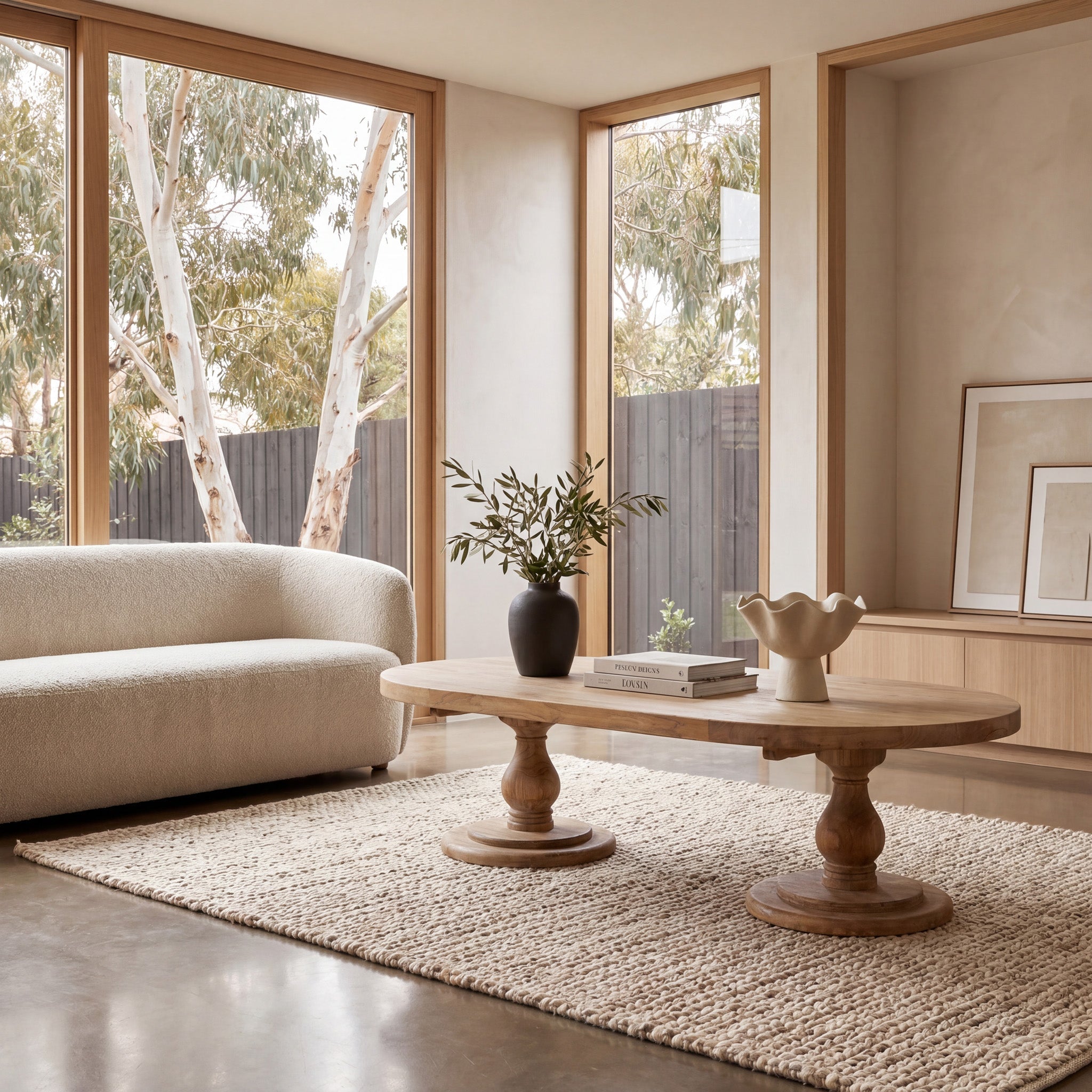 1.3m Coffee Table - Natural - image 2