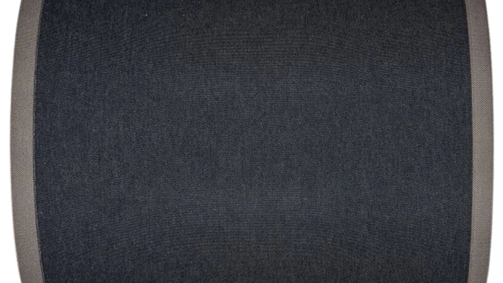 Replacement Sling Directors Chair Cotton - Noir à bord Beige