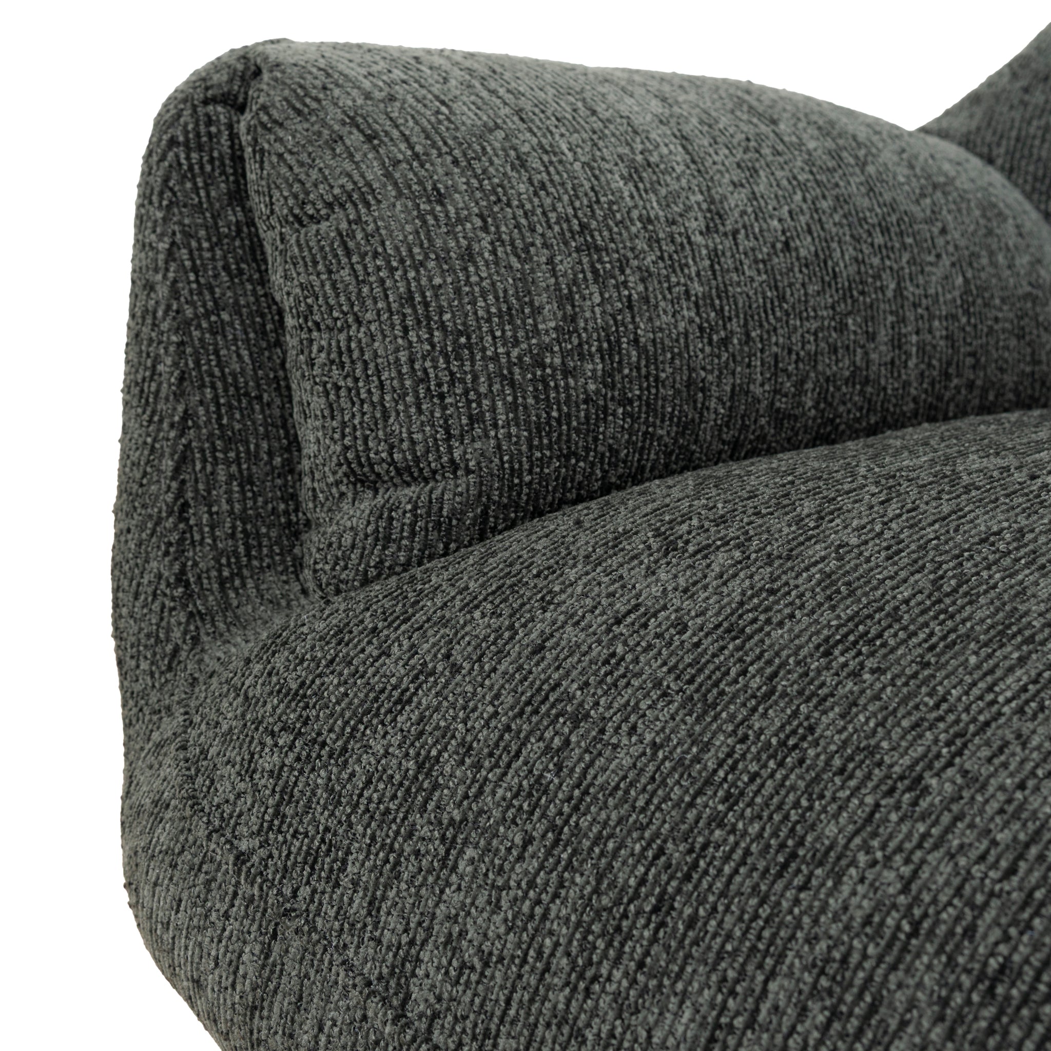 Swivel Armchair - Dark Fern Green - image 10