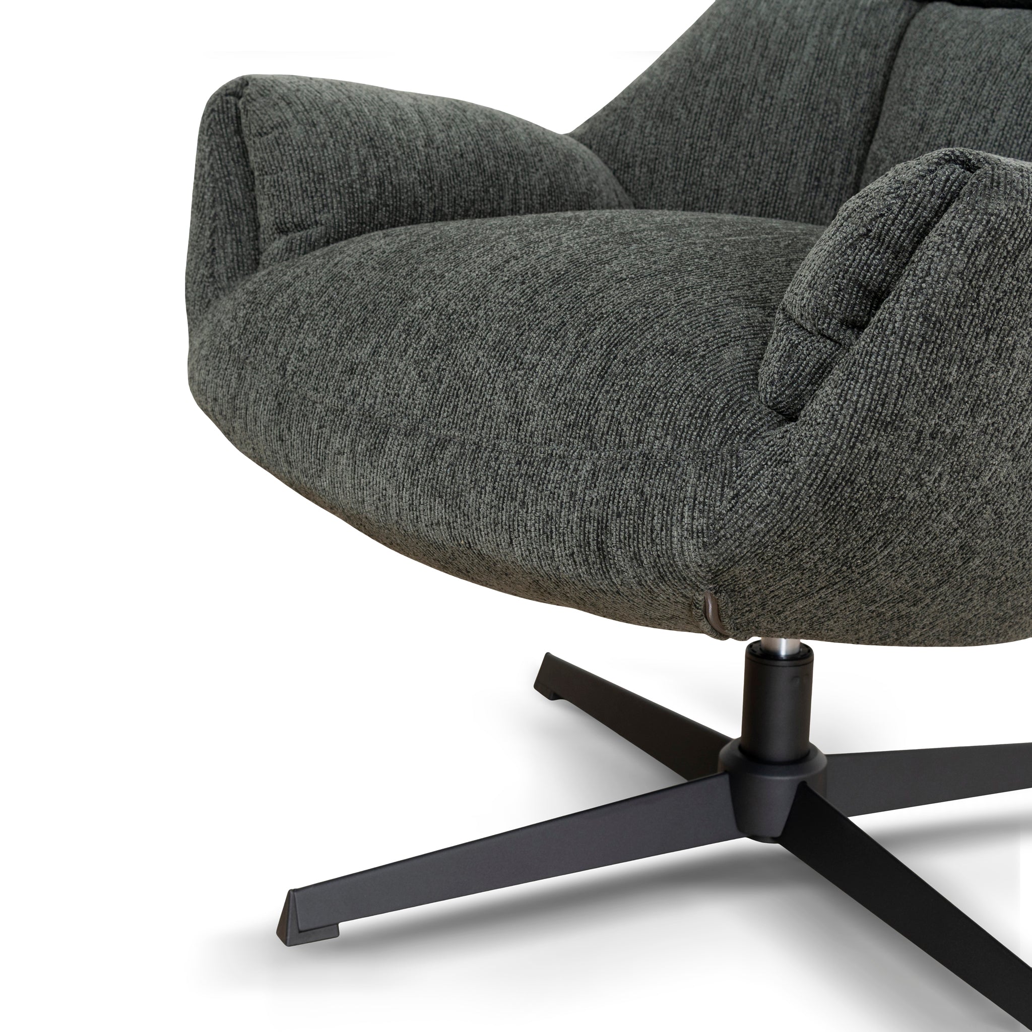 Swivel Armchair - Dark Fern Green - image 8