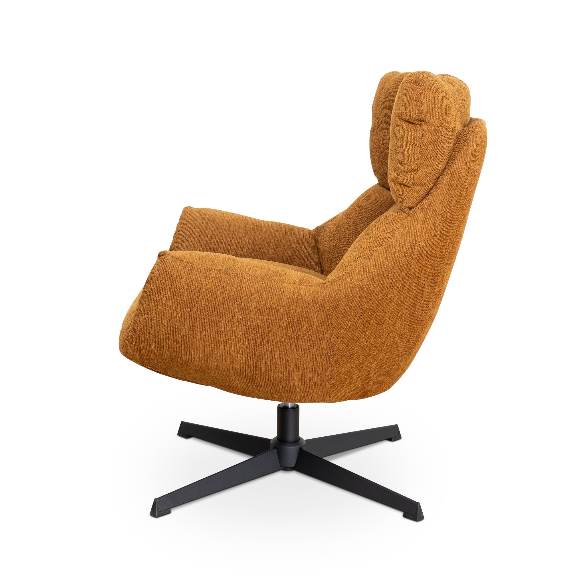 COC10289-LF Swivel Armchair - Honey Yellow