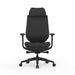 Mesh Office Chair - Full Black with Headrest - image 2