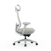 Showcasing Necavera Mesh Office Chair - Light Grey with Headrest OC12626-AV Office Chair by Calibre Furniturs