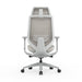 Mesh Office Chair - Light Grey with Headrest - image 5