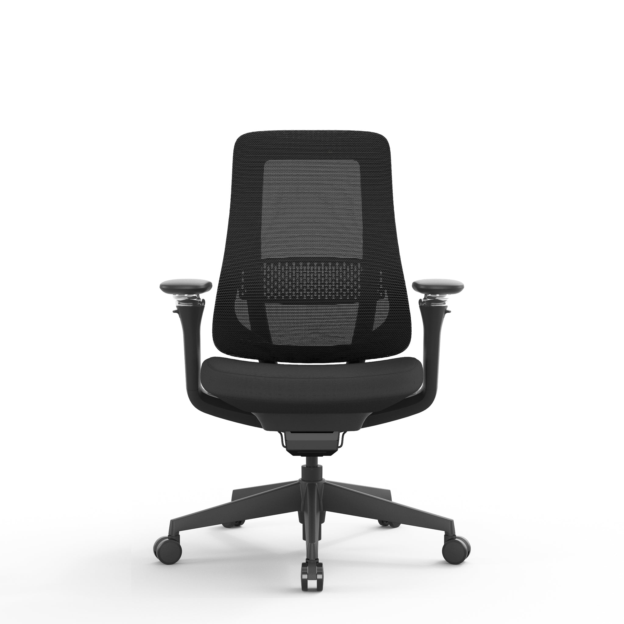 Mesh Office Chair - Full Black - image 2
