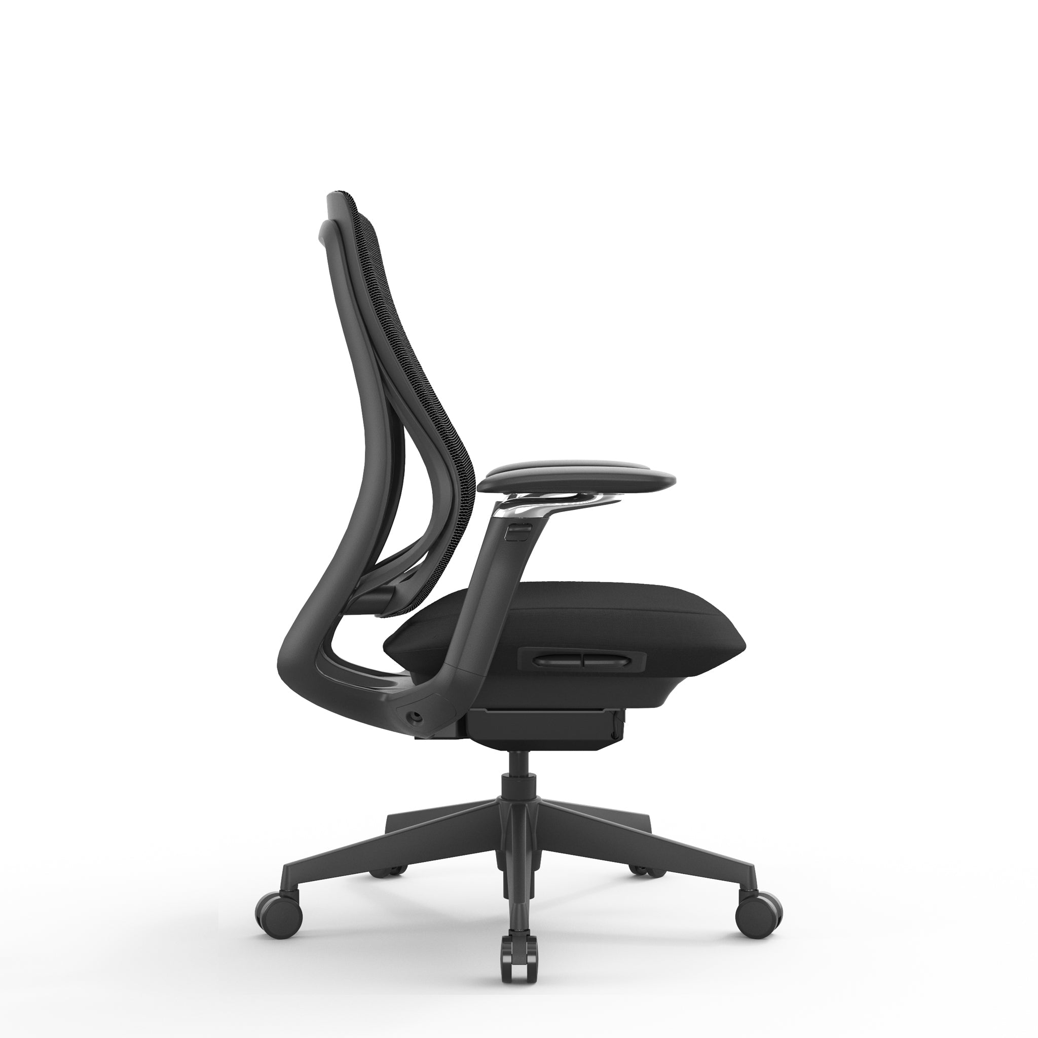 Mesh Office Chair - Full Black - image 3