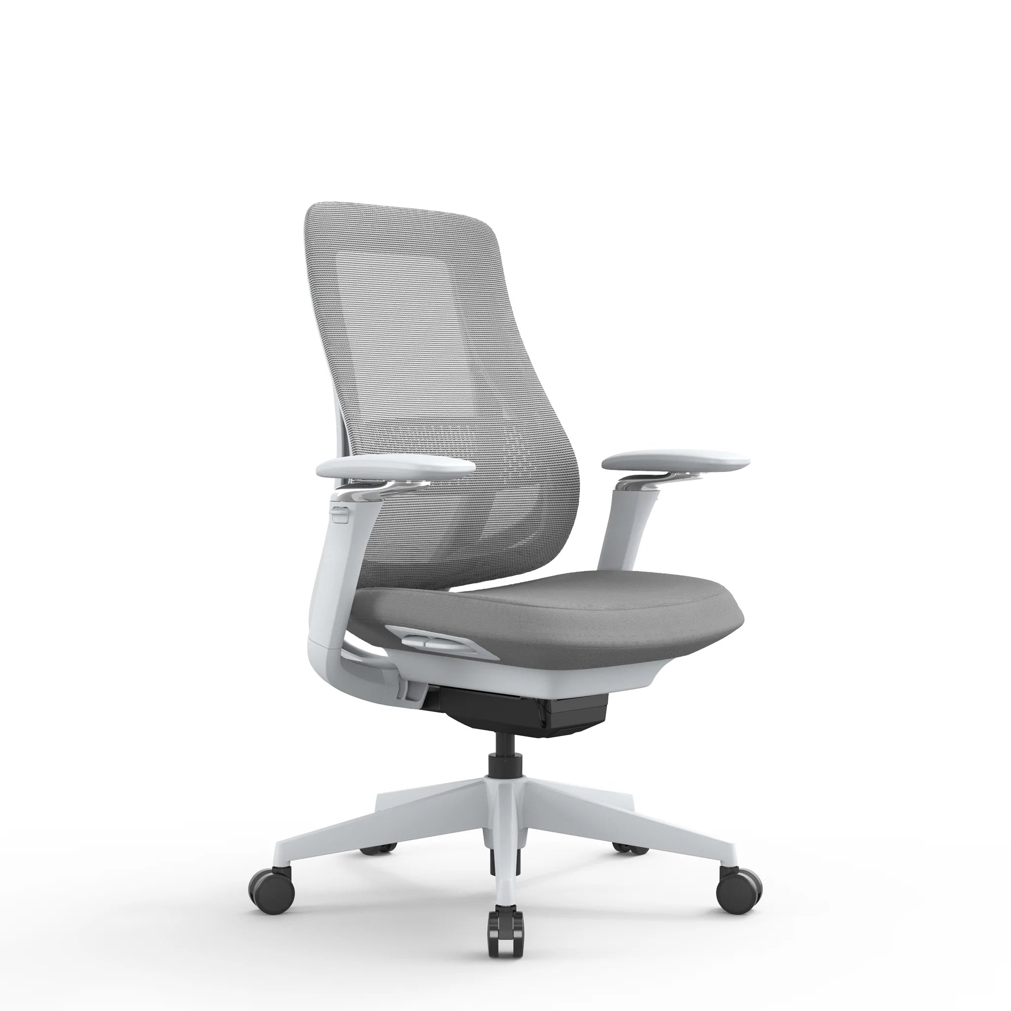 Showcasing Nerabela Mesh Office Chair - Light Grey OC12630-AV Office Chair by Calibre Furniturs