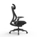 Mesh Office Chair - Full Black with Headrest - image 3