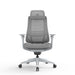 Mesh Office Chair - Light Grey with Headrest - image 2