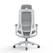 Mesh Office Chair - Light Grey with Headrest - image 5