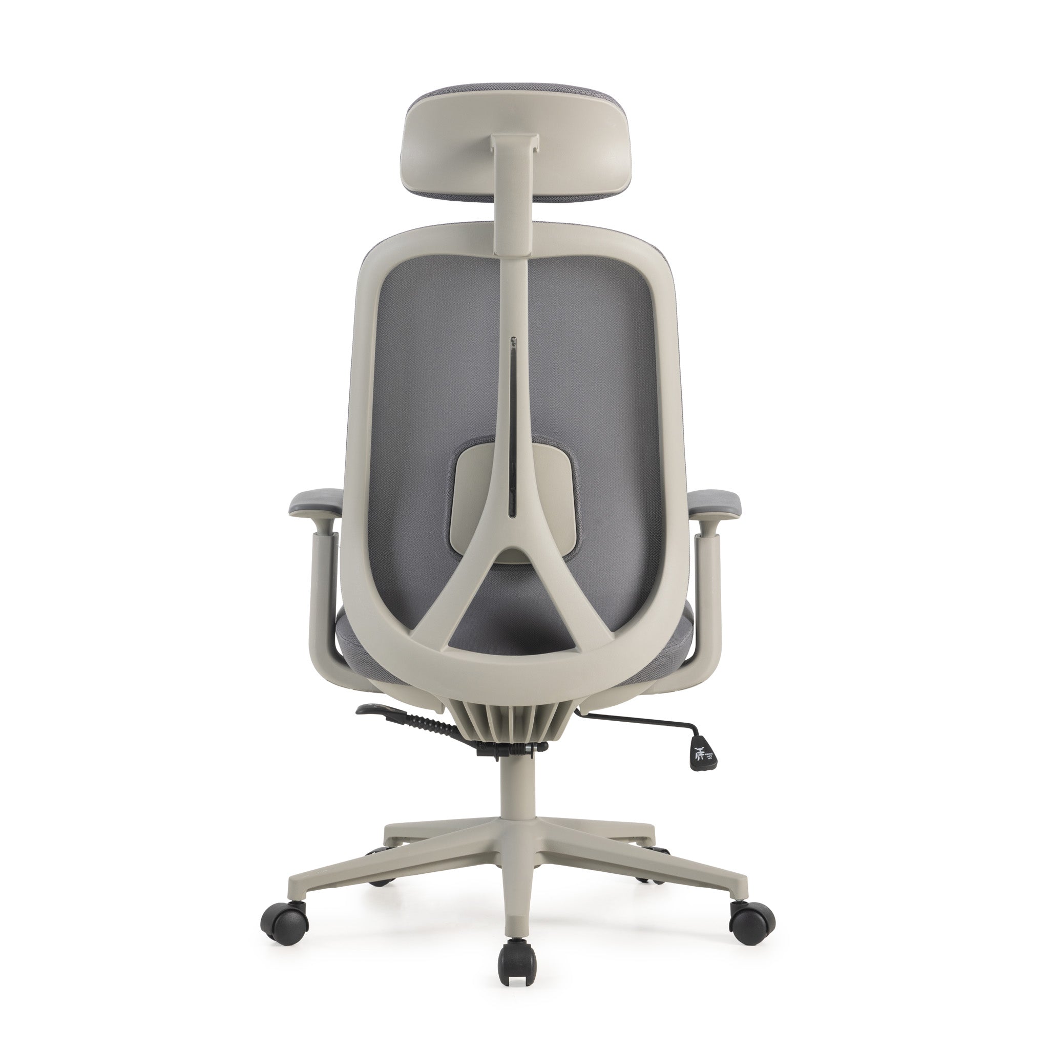 COC12813-LF Office Chair with Headrest - Carbon Grey