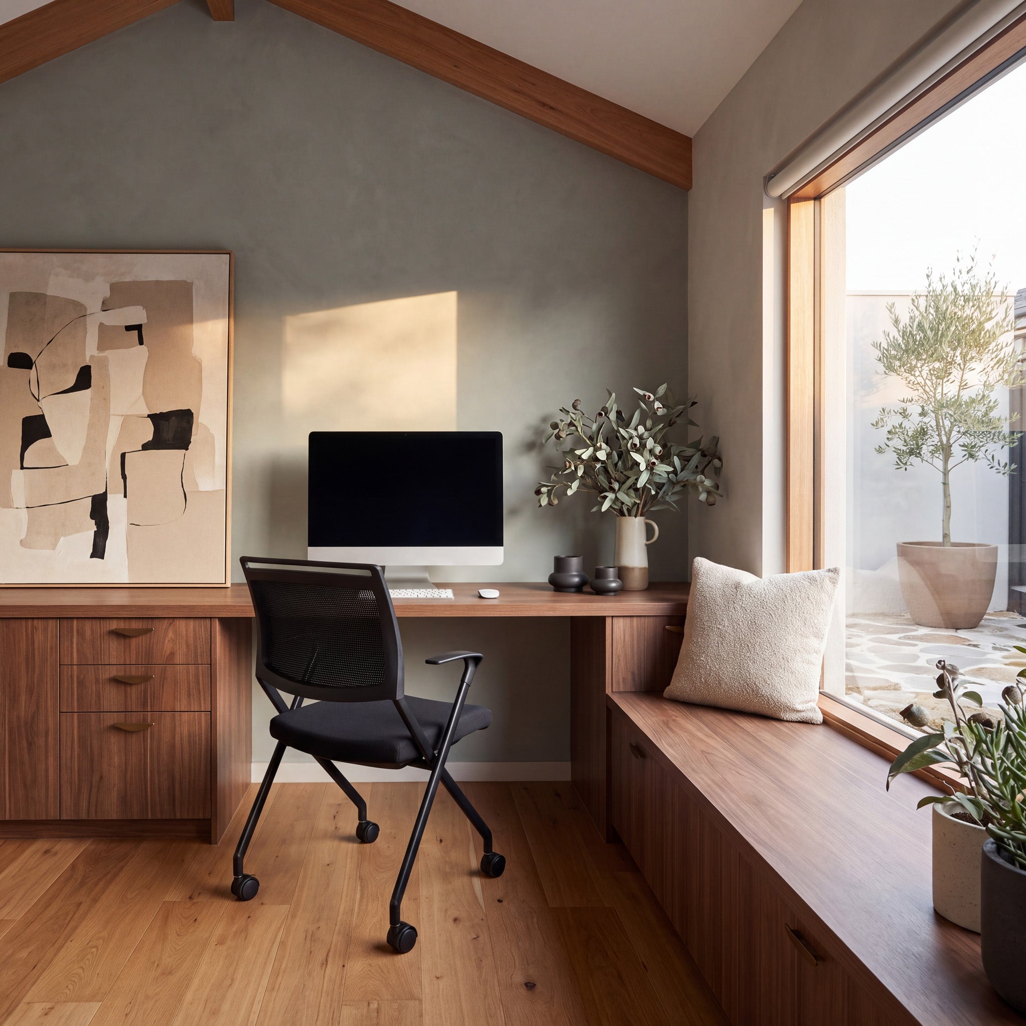 Office Visitor Chair - Black