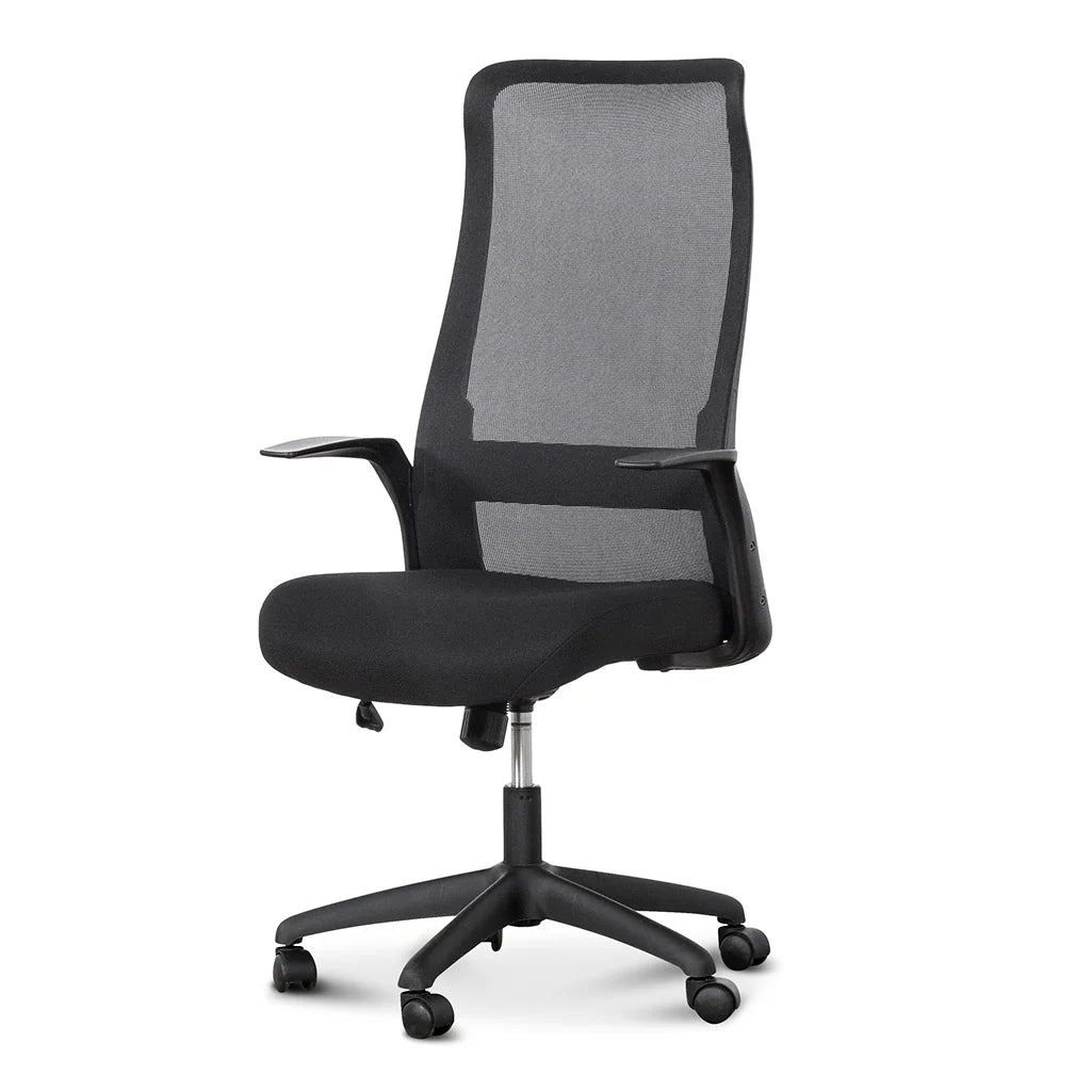 Showcasing Molicora Mesh Office Chair - Black OC6864-LF Office Chair by Calibre Furniturs